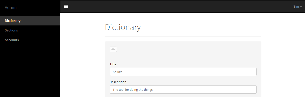 Dictionary Setting values in the dictionary