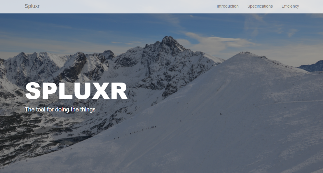 Spluxr Spluxr front page