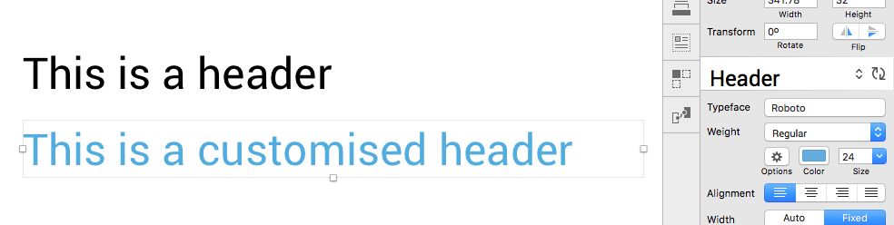 Sketch text style customised Sketch text style customised